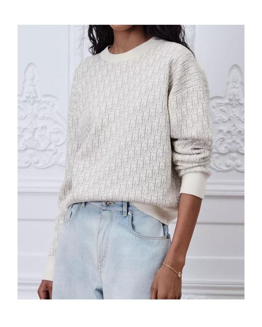 Dior White Sweater