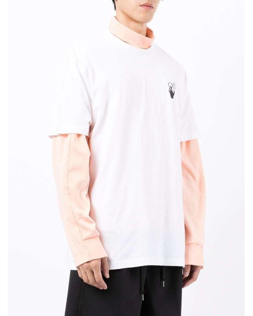 Off-White c/o Virgil Abloh White Caravaggio Printed T-Shirt for men