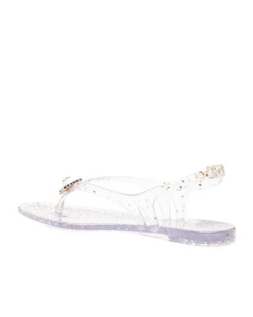 Casadei White Flip-Flops Sandals