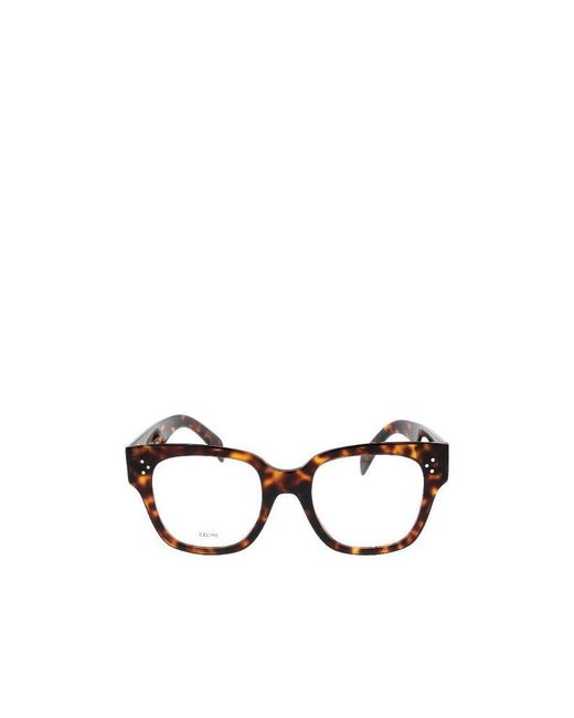 Céline White Logo Logo Flat Light Mirror