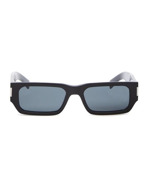 Saint Laurent Multicolor Rectangle-Frame Sunglasses for men