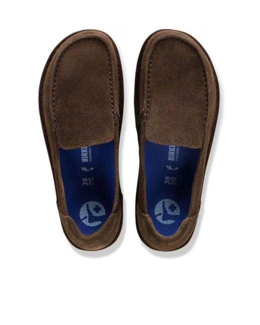 Birkenstock Brown Utti Slip-On Loafers for men