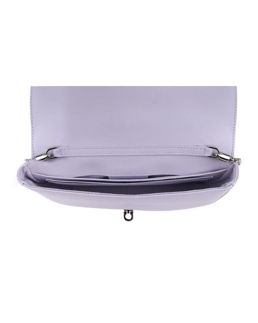 Ferragamo Purple Mini Chain Crossbody Bag