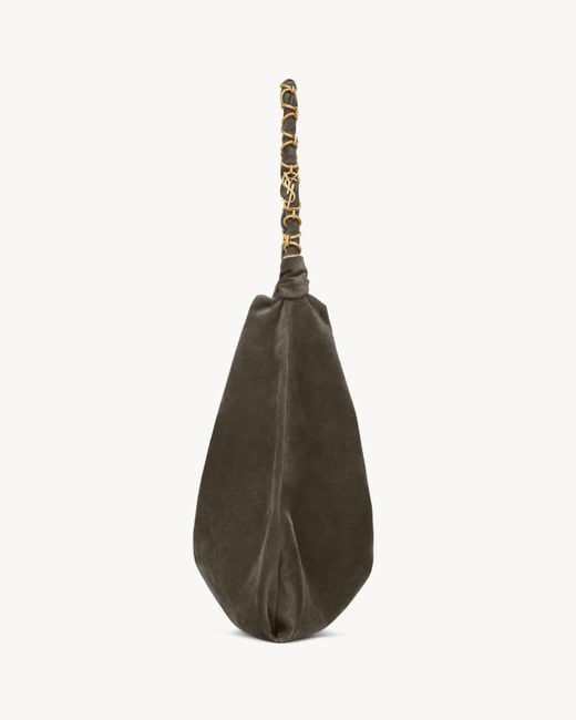 Saint Laurent Brown Amalia Shoulder Bag