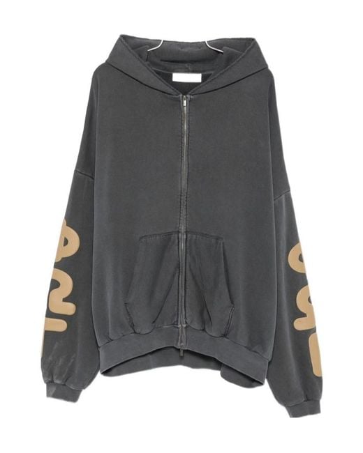 Fear Of God Gray Zippered Hoodie for men