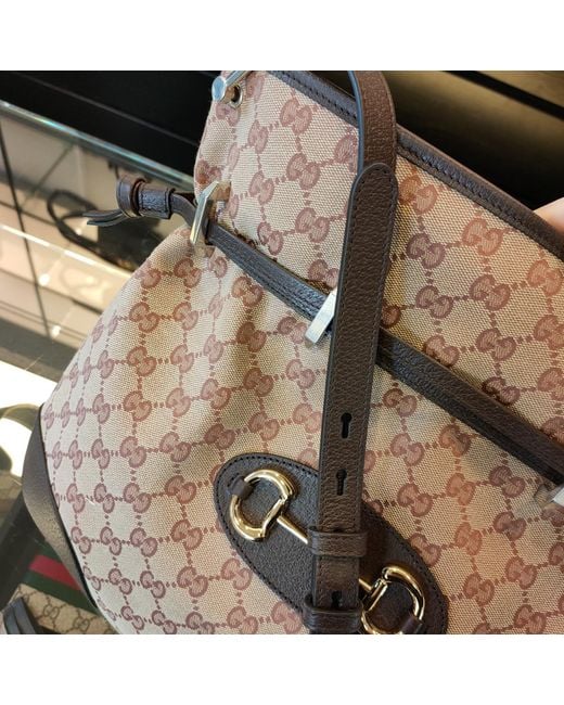 Gucci Brown 1955 Horsebit Messenger Bag