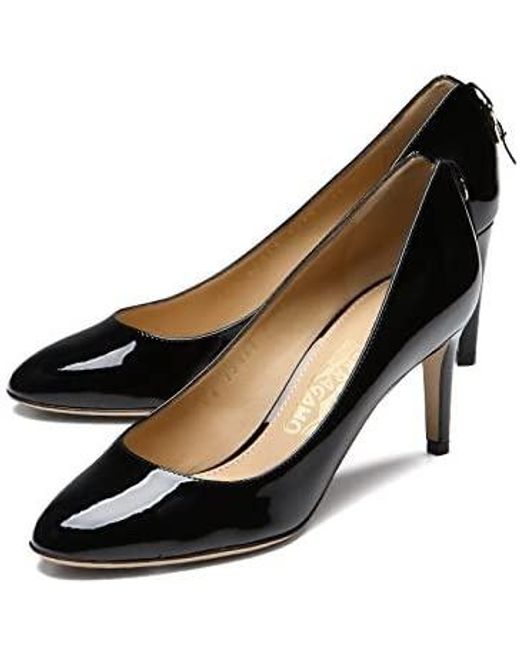 Ferragamo Black Shallow High-Heeled Shoes