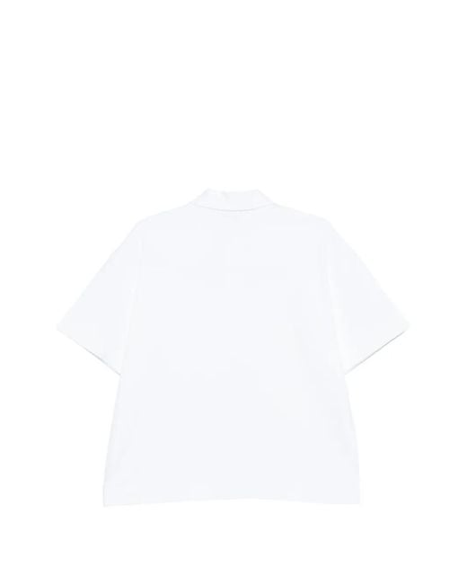 DARKPARK White Short Sleeve Polo Shirt
