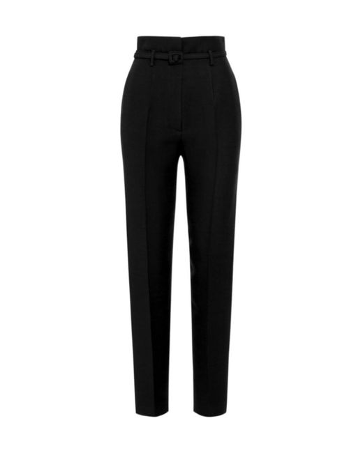 Dior Black Wool Casual Pants