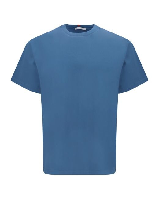 Givenchy Blue Logo Patch Crewneck T-Shirt for men