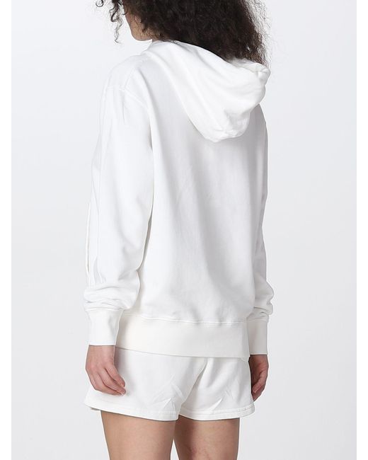 Autry White Logo Printed Drawstring Hoodie