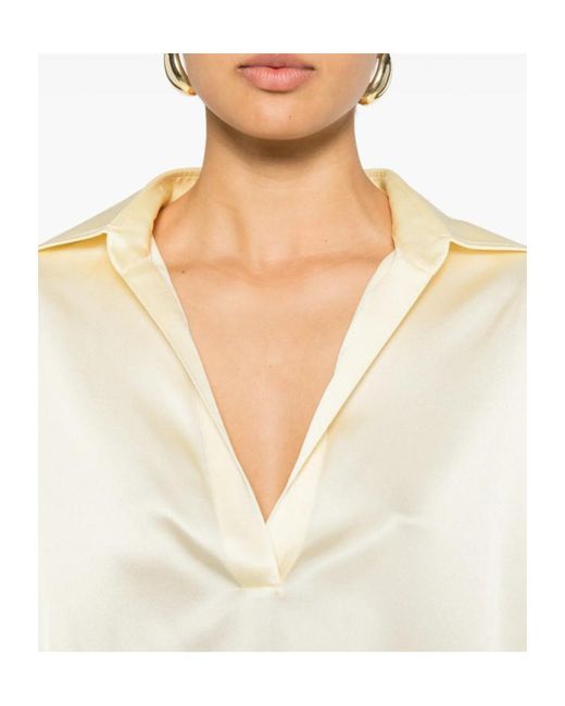 Tom Ford White V-Neck Long Sleeved Top