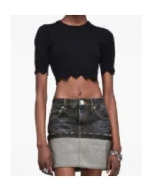 Marc Jacobs Blue Fan-Shaped Edge Top