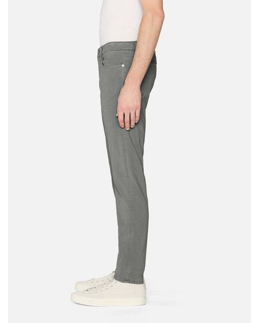 FRAME Gray Straight-Leg Chino Trousers for men