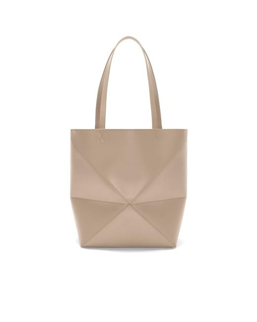 Loewe Natural Puzzle Fold Medium Top Handle Bag