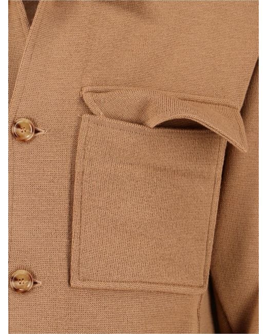 Lardini Brown Single-Breasted Tailored Jacket for men