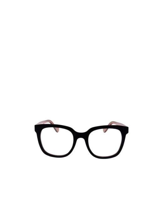 Moncler White Eyewear Square Frame Glasses for men