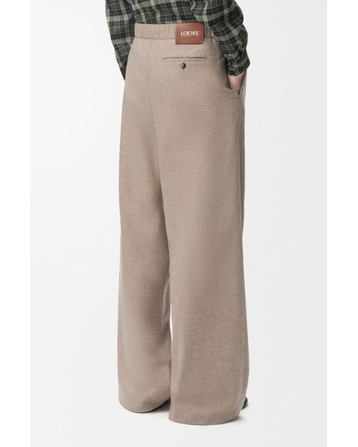 Loewe Gray Belt Loop Casual Pants for men