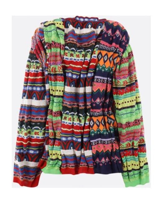 Comme des Garçons Multicolor Long-Sleeved Contrasting Sweater