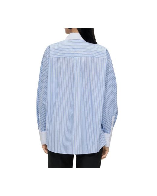 Karl Lagerfeld Blue Ikon Stripe Shirt