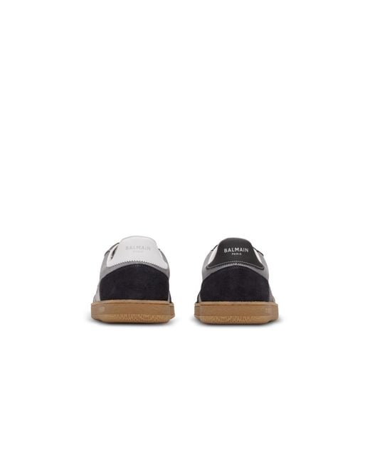 Balmain Black Swan Trainers for men