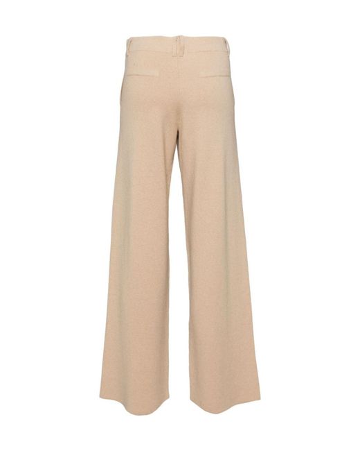 Staud Natural Belt-Loop Casual Pants