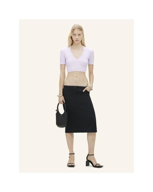 Courreges White Short-Sleeved Sweater