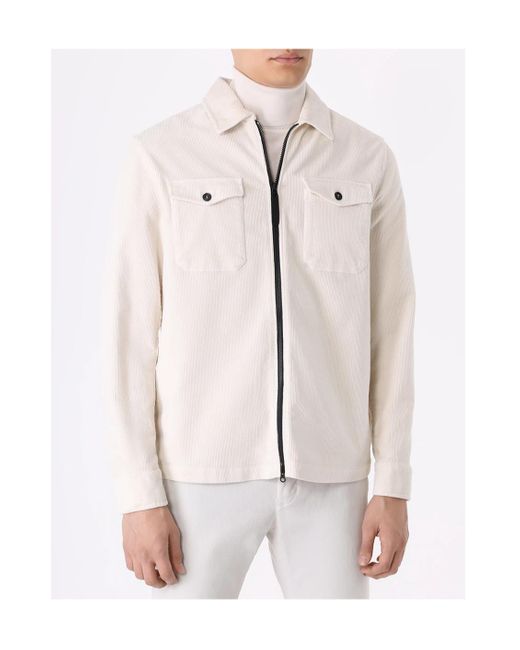 Paul & Shark Natural Long-Sleeved Casual Jacket for men