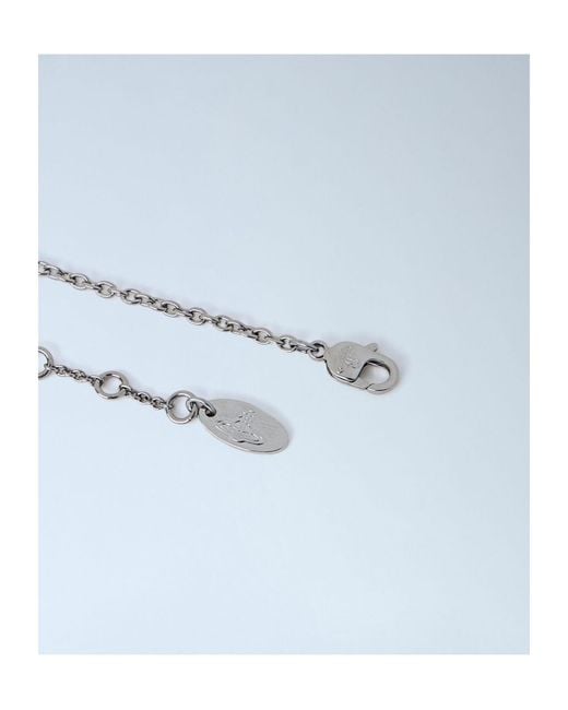 Vivienne Westwood Metallic Kika Logo Embellished Bracelet