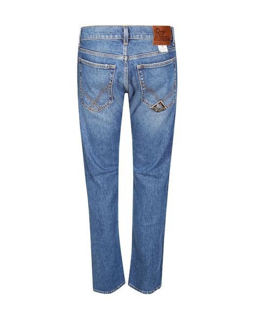 Roy Rogers Blue Belt Loops Jeans for men