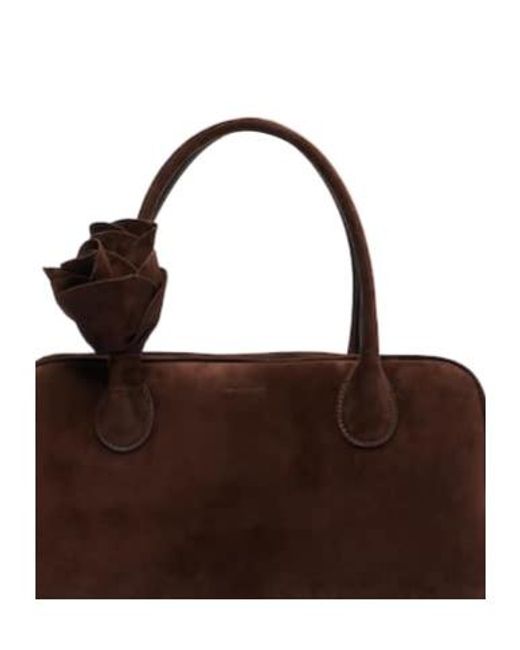 Magda Butrym Brown Brigitte Suede Tote Bag