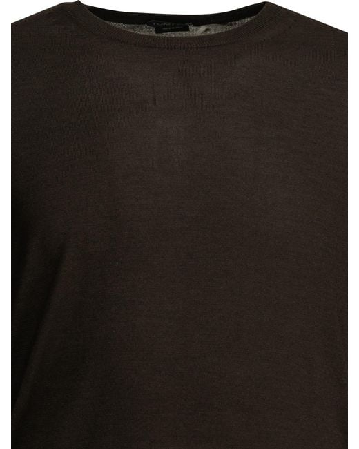 Tom Ford Black Long-Sleeved Sweater for men