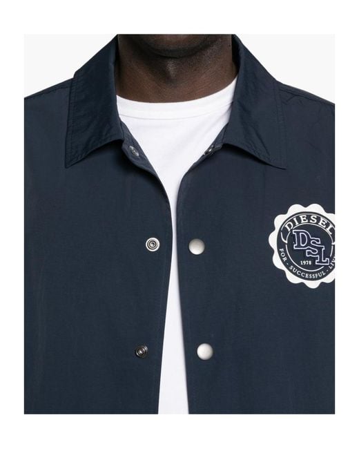 DIESEL Blue J-Ump Jacket for men