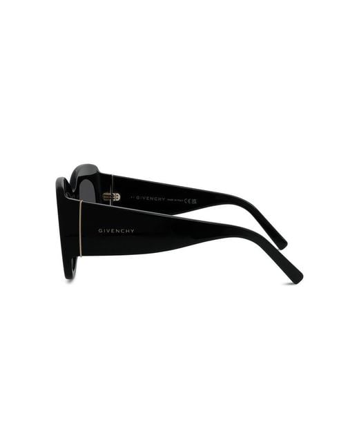 Givenchy Black Eyewear Oversized Frame Sunglasses