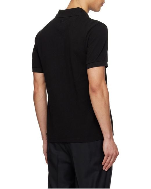 KENZO Black Wild Tiger Slim Polo Shirt for men