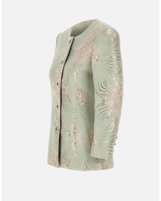 JACQUES WEI Multicolor Long Sleeve Casual Jacket