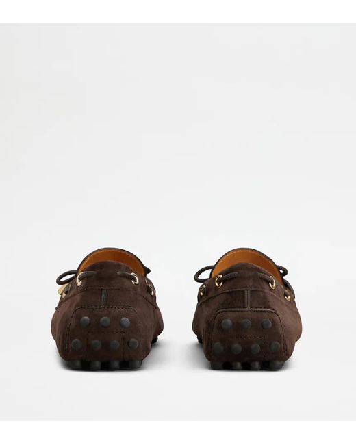 Tod's Brown Gommino Loafers