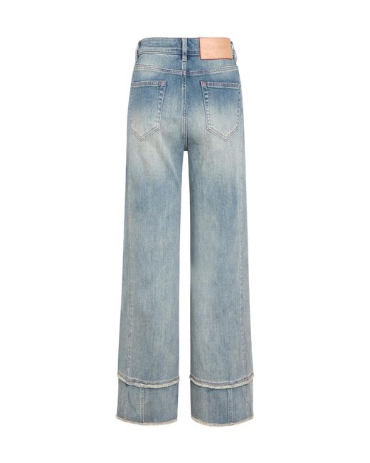 LIU REGALI Blue Wide-Leg Jeans