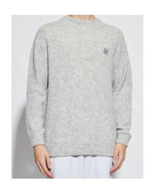 American Vintage Gray Crew-Neck Sweater for men