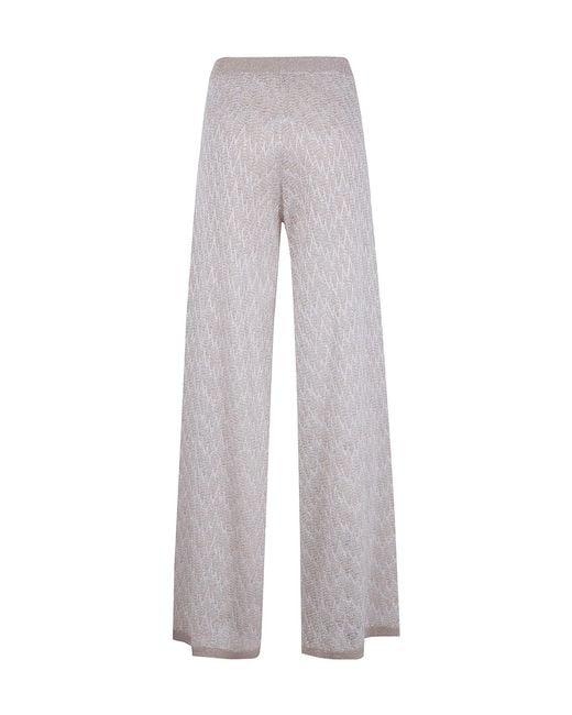 D.exterior Gray Z-Line Knitted Trousers