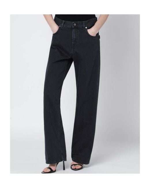 Haikure Black Bonnie Bull Straight-Leg Jeans