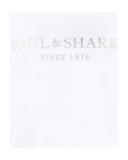 Paul & Shark White Logo Short-Sleeve T-Shirt for men