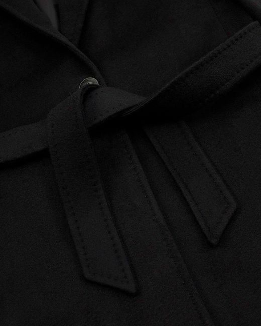 Max Mara Black Belt Coat