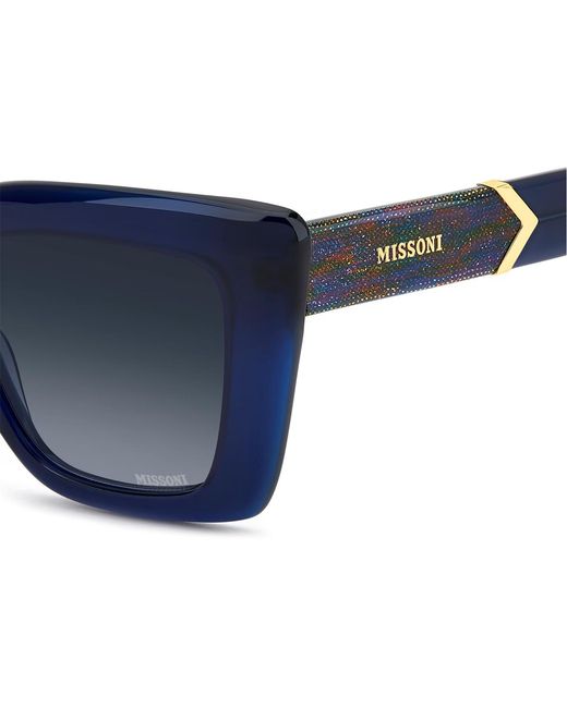 Missoni Blue Logo Detail Sunglasses