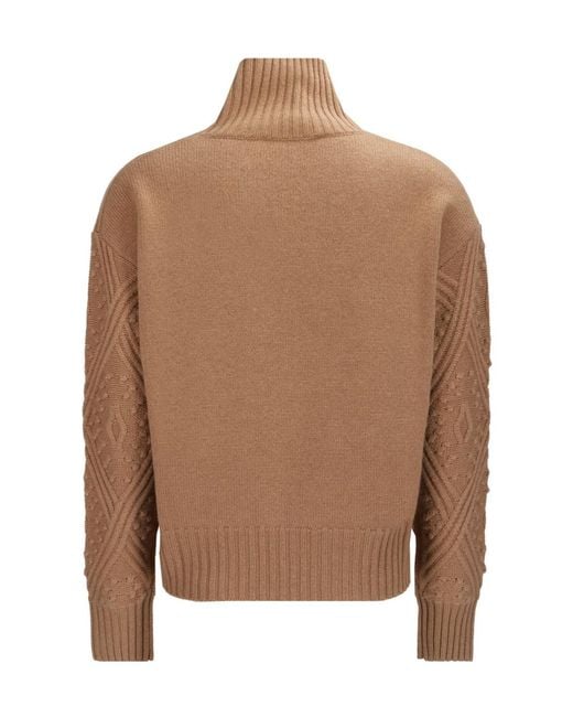 Max Mara Brown Sweaters