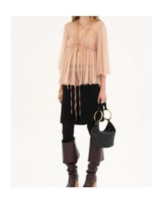 Chloé Natural Long-Sleeved Top