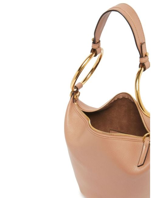 Chloé White Zippered Shoulder Bag