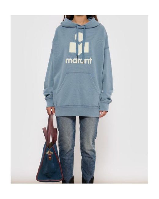 Isabel Marant Blue Miley Drawstring Hoodie for men