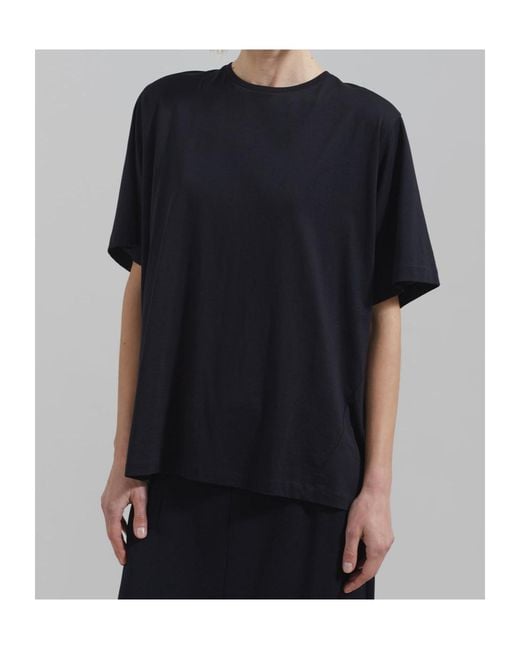 Frankie Shop Black Harper Cotton T-Shirt