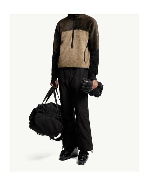 Moncler Green Grenoble Polartec High Neck Sweatshirt for men